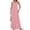 Pink, variant on Women's Sleeveless Maxi Dress with Spaghetti Straps, Square Neck Casual Flowing Summer Vacation Beach Dress
