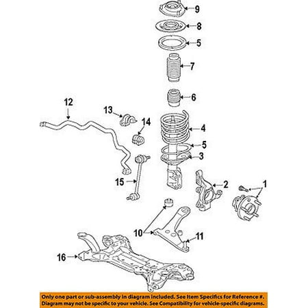 - CHRYSLER OEM Front Frame-Crossmember Cross Member 5085819AH