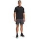 thumbnail image 2 of Pantalones cortos Under Armour MK-1 para hombre X-Small Castlerock/Black, 2 of 2