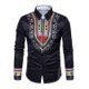 thumbnail image 2 of Camisa Étnica De Manga Larga Con Estampado De Tótem Informal Con Cuello Vuelto Para Hombre (Negro Xl)-202945.08 Likrtyny Caballero, 2 of 7