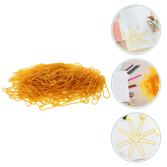 ROSENICE Wide Rubber Bands Heavy Duty 2Packs For Securing Items In The Office