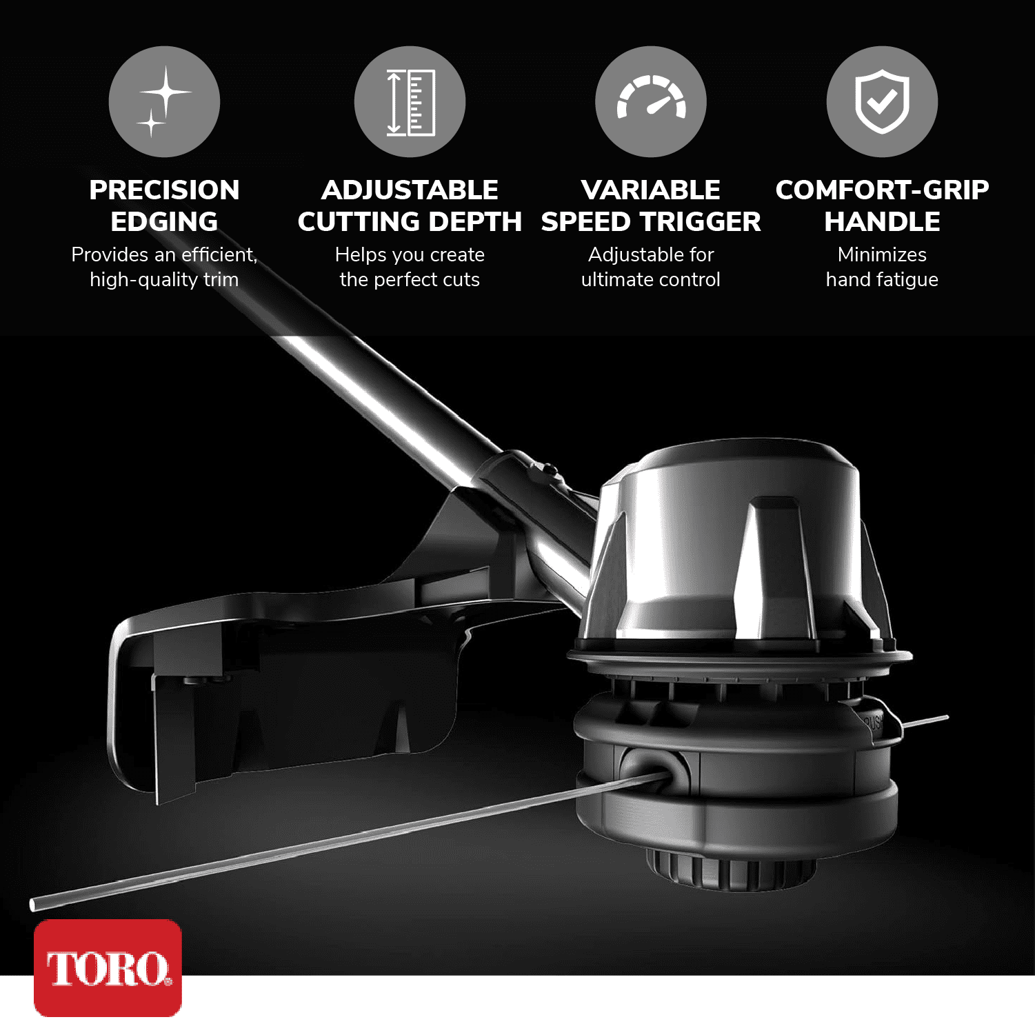 Toro Flex Force 60V Lithium-Ion Brushless Cordless 14/16'' String Trimmer