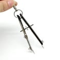 thumbnail image 4 of Opvise Professional Precision Metal Compass for Geometry Drafting, All-Metal Construction with Adjustable Knob, Spring Bow Stability, Multipurpose Math & Art Tool, 4 of 7