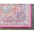 thumbnail image 6 of Unique Loom Medici Collection Area Rug - Valencia (3' 3" x 5' 3" Rectangle Pink/Beige), 6 of 6