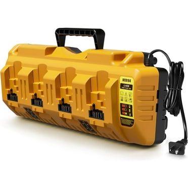 SUNBAT DCB104 Replacement for Dewalt Battery Charger Station 20V,Compatible with Dewalt 20V Battery