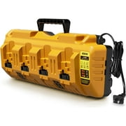 SUNBAT DCB104 Replacement for Dewalt Battery Charger Station 20V,Compatible with Dewalt 20V Battery