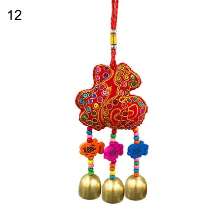 

Wind Chimes Sachet Adorable Multi-pattern Chinese Style Car Pendant Fish Metal Bell Wind Chimes for Dragon Boat Festival