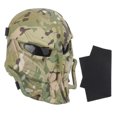 thumbnail image 4 of Máscara protectora ajustable Airsoft Paintball Máscaras Nylon Halloween Cosplay Props JShteea El nuevo, 4 of 9