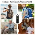 thumbnail image 4 of DESTYER Safety Alarm Keychain Personal Safety Companion For Women Everywhere Personal Defense Accessories black, 4 of 6
