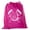 Golf Crest-Pink, variant on Mato & Hash Mini Drawstring Golf Bags | Golf Favor Bags for Leagues and Parties