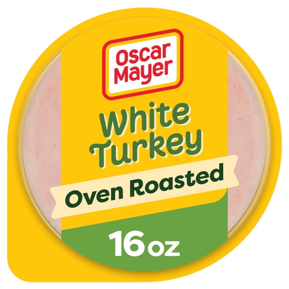 Oscar Mayer Oven Roasted White Sliced Turkey Deli Lunch Meat, 16 oz Package