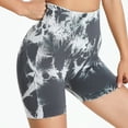 thumbnail image 1 of Pantalones cortos deportivos de Yoga sin costuras con tinte de corbata, mallas para gimnasio para mujer, pantalones cortos de cintura alta para Fitness, ropa de entrenamiento para correr para mujer, 1 of 5