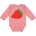 thumbnail image 3 of Inktastic Strawberry Fruit Boys or Girls Long Sleeve Baby Bodysuit, 3 of 5