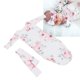 thumbnail image 4 of Camisón Anudado Recién Nacido Bebé Niña Niño Camisón para Dormir Swaddle Diadema Sombrero con Material de Algodón Poliéster de Alta para El Ocio Casa Dormir Bebé ANGGREK  Otros, 4 of 8