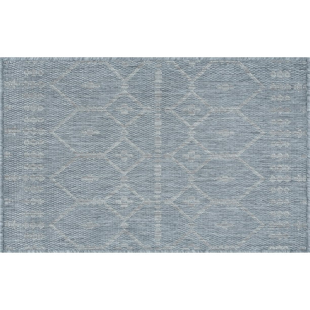 Bliss Rugs Erza Contemporary Indoor/Outdoor Scatter Mat Rug Walmart