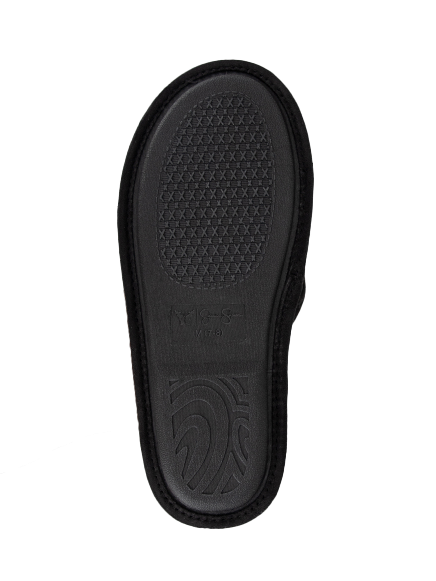 Jessica Simpson Velour Twisted Knot Slide-On Scuff Slipper