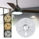 thumbnail image 4 of Kit de Modernización del Motor de Luz LED, Panel de Reemplazo de 24 W Incrimible Con Memoria, 3 Temperatura de Color, Luz del Ventilador de Techo para El Hogar, Aluminio+PC, 6.3, 4 of 7