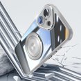thumbnail image 6 of Allytechgroup iPhone 16 Plus Case with Tempered Glass Lens Protector,Ring Holder Kickstand Shockproof Drop Protection Scratch Resistant Anti-Yellow Clear Back Case Cover for Apple iPhone 16 Plus,White, 6 of 6