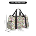 thumbnail image 3 of Balery Vector Mexican Otomi Style Bright Bolsa de Gimnasio para Mujeres, Bolsa de Viaje con Bolsillo Húmedo, Bolsa de Fin de Semana para Mujeres, Bolsa de Viaje Resistente al Agua, 3 of 7