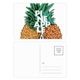 thumbnail image 1 of Pineapple Trend Couple Tropical Fruit Postcard Set Birthday Mailing Thanks Greeting Card, 1 of 3