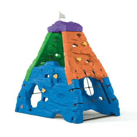 Step2 Skyward Summit, Features include 2 climbing cargo nets, 1 floor net, 9 grips and over 100 square feet of outer climbing area, (Best Climbing Toys For Toddlers)