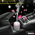 thumbnail image 3 of Ambientador automotriz Speravity ABS portátil 100ml funcionamiento silencioso interfaz USB difusor humidificador Rosado, 3 of 6