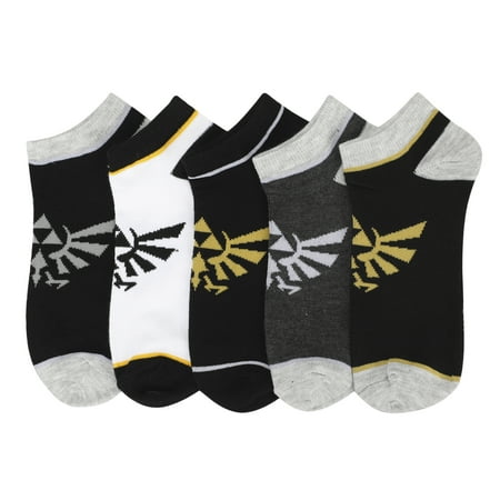 The Legend Of Zelda Hylian Crest Women s 5-Pack Ankle Socks