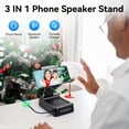 thumbnail image 2 of Soporte para teléfono 3 en 1 Tech Gadgets BFUSHIONY con altavoz y cargador, 2 of 9
