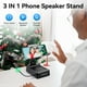 thumbnail image 2 of Soporte para teléfono 3 en 1 Tech Gadgets BFUSHIONY con altavoz y cargador, 2 of 9