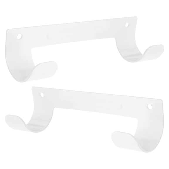 Ironing Board Hanger Plate Clothes Mount Holder Bracket Storage Household Hanging Hook 2 Pcs