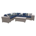 thumbnail image 5 of TK Classics Coast 9 Piece Wicker Patio Furniture Set with Storage Coffee Table, 5 of 11