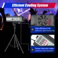 thumbnail image 4 of Foco LED Follow Stage Josbuynls de 200 W con soporte negro, 4 of 9