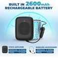 thumbnail image 4 of Amplificador de voz WinBridge recargable negro – A002, 4 of 8