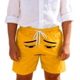 thumbnail image 1 of Swim Trunks for Boys Toddler Solid Color Print Breathable Pocket Shorts 1Pc, 1 of 7