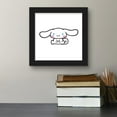 thumbnail image 2 of Gallery Pops Sanrio Cinnamoroll - Cinnamoroll Character Portrait Wall Art, Black Framed Version, 12" x 12", 2 of 5