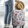 thumbnail image 2 of Pioneer Flower Floral Print Pattern Luggage Cover Fashion Suitcase Cover Baggage Covers Fit 25-28 Inch Luggage (Go Travel), 2 of 4