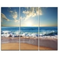 thumbnail image 3 of Design Art Sea Sunset Seascape Photography Canvas Art Print, 3 of 3