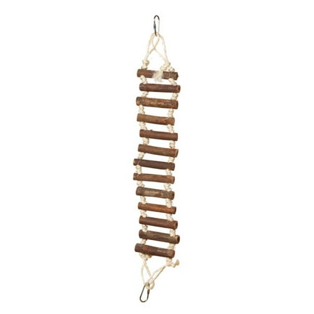 Prevue Pet Products Handmade Natural Wood Rope Ladder Bird Toy