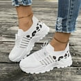 thumbnail image 2 of Leopard Chunky Walking Shoes for Women Comfortable Mesh Memory Foam Workout Tennis Running Sneakers, 2 of 5