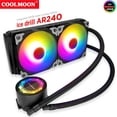 thumbnail image 4 of Coolmoon 240Mm Rgb All-In-One Liquid Computer Cpu Cooler Radiador Sistema De Refrigeración Por Agua Para Intel seitruly EL012917-00, 4 of 6