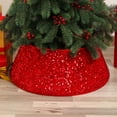 thumbnail image 2 of Falda de árbol de Navidad, diseño creativo de lentejuelas con estampado de árbol de Navidad, decoración de fondo de árbol estéreo, diseño de escena, accesorios, 2 of 6