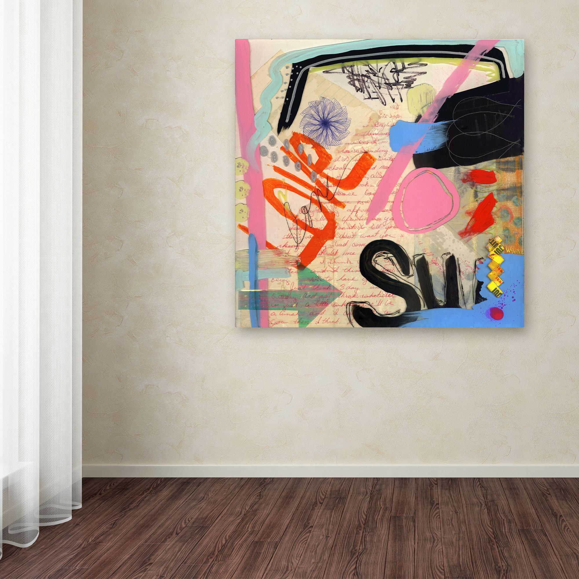 Trademark Fine Art 'Super Love' Canvas Art by Wyanne