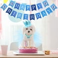 thumbnail image 4 of Pet Birthday Party Accessories Banner Pull Flag Dog Bone Necklace Saree Set Celebration Party Decoration Layout Supplies, 4 of 4