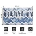 thumbnail image 5 of Blue Chevron Geometric Boho Pattern Door Rugs,Washable Non Slip Door Mats Indoor,Decorative Door Mats,Entry Mat Indoor for Entrance,Bedroom,Kitchen,Bathroom,17"x30", 5 of 6