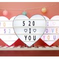 thumbnail image 3 of Cinema Light Box, Light Box with Colorful Alphabet Stickers DIY Light Box Signs Cinematic LED Light Up Light Box for Home Decor, 3 of 9