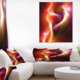 thumbnail image 1 of Abstract Warm Red Fractal Design - Large Abstract Canvas Art, 1 of 3