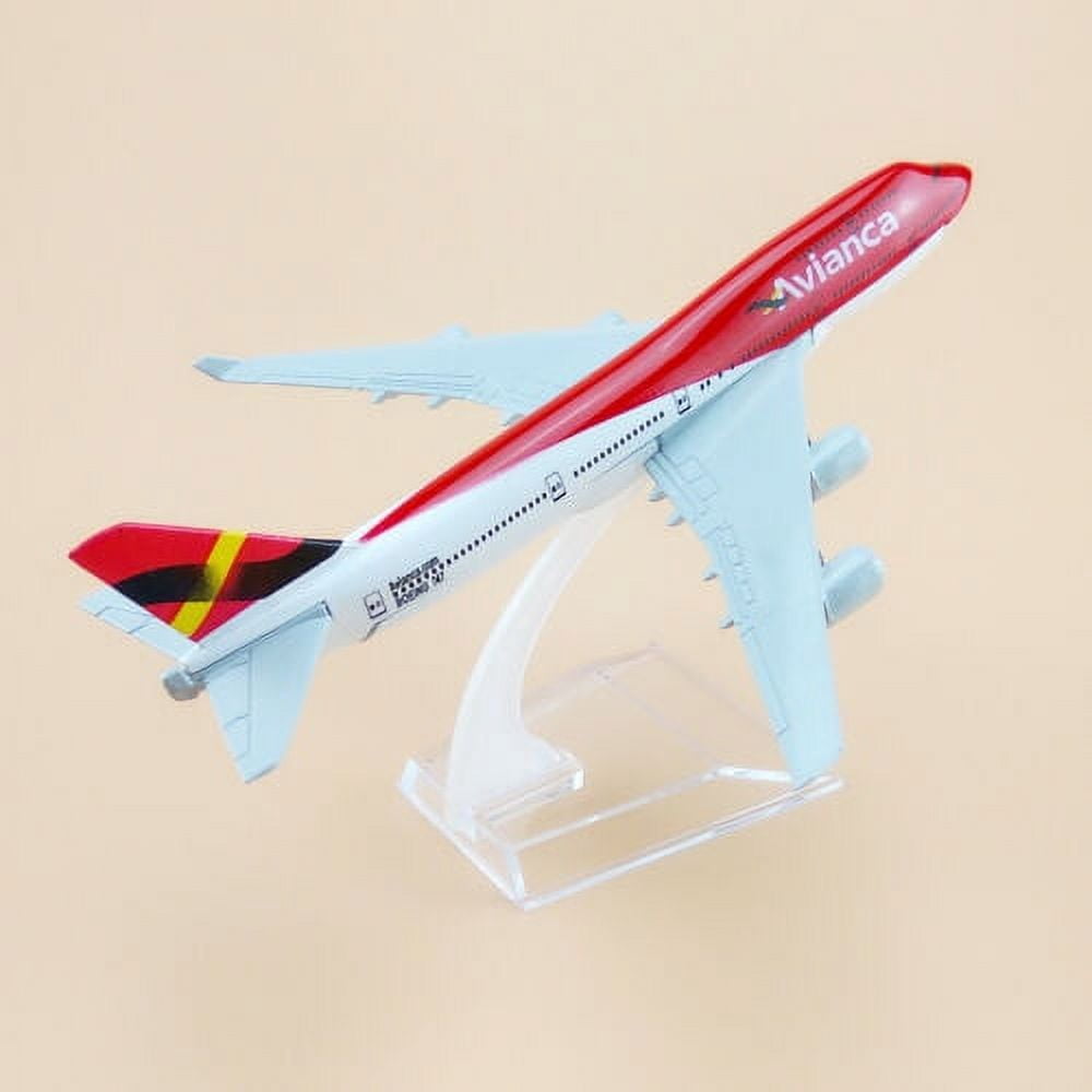 16cm Air AVIANCA Boeing B747-400 Airlines Airplane Model Plane Diecast Aircraft