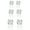 Gold, variant on AVORA 3-pair 10K Yellow Gold Round Simulated Diamond CZ Stud Earrings Set, (4mm,5mm & 6mm)
