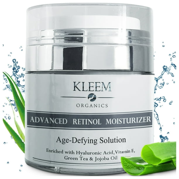KLEEM ORGANICS Retinol Moisturizer Anti Wrinkle Cream to Reduce