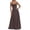 v#49Coffee224, variant on Womens Dresses Solid Color Halter Thin Straps Off-Shoulder Chiffon Jacquard Fabric Ankle-Length Slim Fit With Sleeveless Square Neck For Summer Celebrity Party Leisure Dress,Beige,Xs